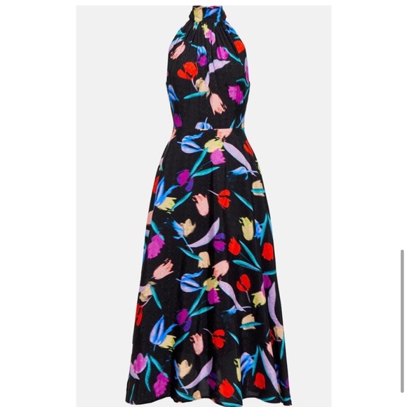 ROTATE NEW NWT Frederikke floral halterneck dress multicolor size 8 (38) - Picture 14 of 14